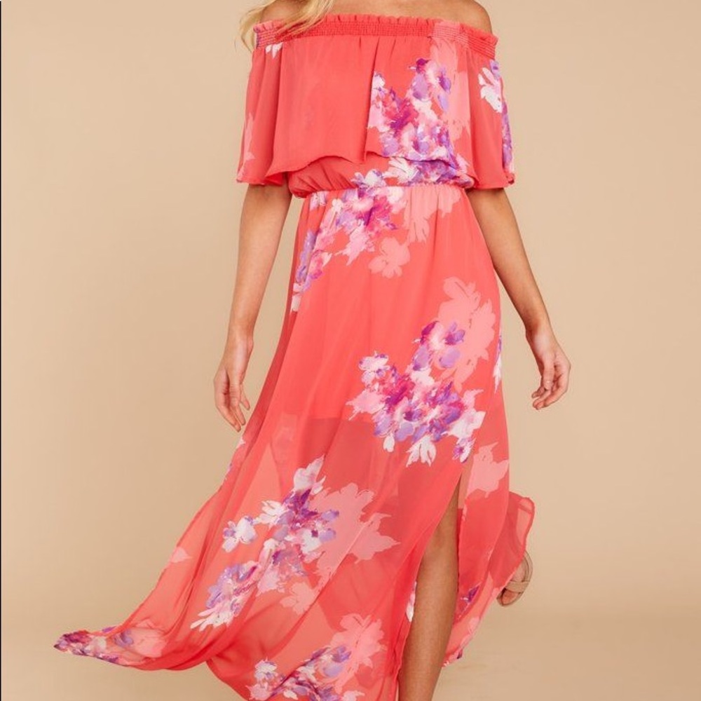 Meet me there Pink Floral Maxi